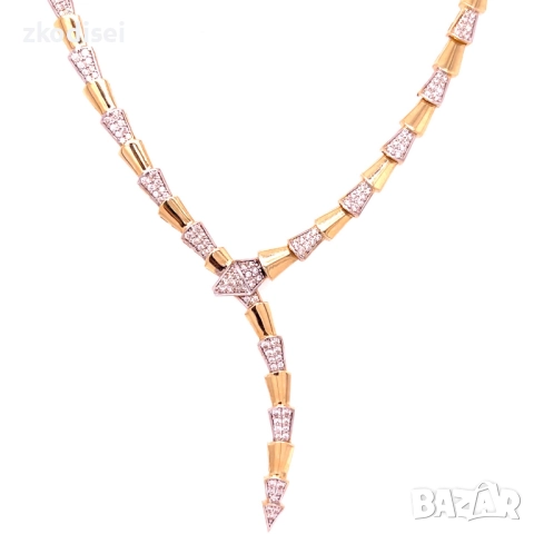Златно колие BVLGARI 23,22гр. 42,0см. 14кр. проба:585 модел:34398-6