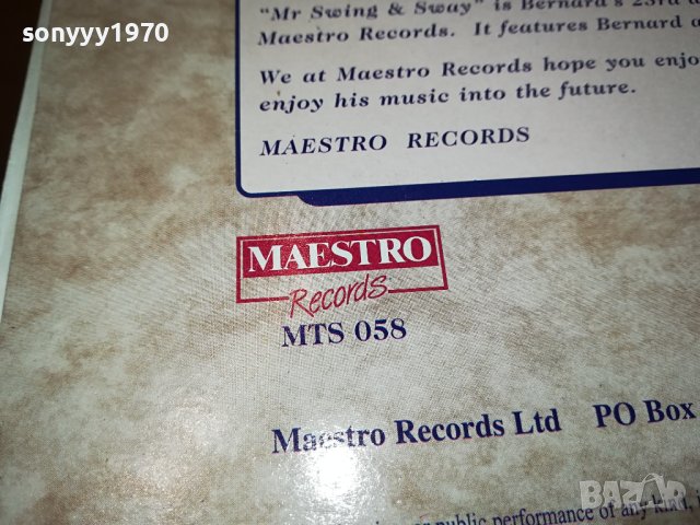 MR.SWING & SWAY-MAESTRO RECORDS LONDON 2801241702, снимка 17 - Грамофонни плочи - 44016341