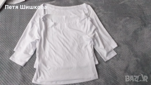 Детска Бяла блуза, по 8 лв, нови, лот от 5 бр за 40лв!, снимка 2 - Блузи с дълъг ръкав и пуловери - 52194301