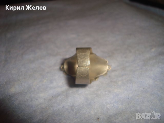 СТАРИНЕН ФЛОРАЛЕН ТЮРКОАЗЕН РЕТРО АР НУВО МЕЛХИОРЕН ПРЪСТЕН МАЙСТОРСКА ИЗРАБОТКА 24475, снимка 13 - Антикварни и старинни предмети - 37513803