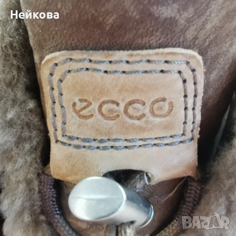 Дамски зимни ботуши ECCO Trace Lite HydroMax в кафяво - размер 39 , снимка 6 - Дамски ботуши - 53505554