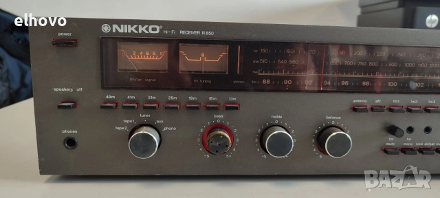 Ресивър Nikko R 850, снимка 3 - Ресийвъри, усилватели, смесителни пултове - 52650430
