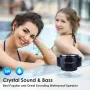 XLEADER Душ високоговорител, IPX7 водоустойчив Bluetooth високоговорител с вендуза и щипка, снимка 3