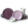 ПЪЛЕН СЕРВИЗ ЗА МАСА, KERAMIKA, 18 ЧАСТИ, КЕРАМИКА, PURPLE MIX, снимка 1