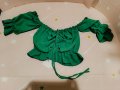 Къса Блузка в зелено , снимка 2