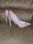 41 Черни лачени обувки 41и 42 розови обувки брокат с ток , снимка 15