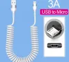 Пружини кабели usb към type C, usb към  micro, type C към type C , снимка 5