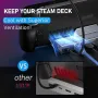 ivoler 6-в-1 алуминиев Steam Deck Dock, USB-C хъб с HDMI 2.0 4K@60Hz, 1000M Ethernet, троен USB3.0 , снимка 6