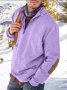 Мъжки моден ежедневен свободен пуловер с половин цип, 5цвята - 023, снимка 2