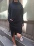 Спортно-елегантна дамска туника/рокля с качулка , снимка 1