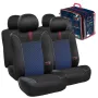 Тапицерия за автомобил Automat, Универсална, Red Bull Racing, Синьо, 10 части, снимка 1