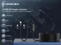 ENNOVOR 5м USB Ендоскоп 1920p HD,iOS/Android/6.9mm/гъвкава твърда змийска камера/IP67/8 LED, снимка 3