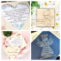 Комплект за Кръщене, Покани и Подаръци за Кръстници, Бродирани Хавлии, снимка 8