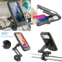 Държач за мобилен телефон за велосипед, водоустойчив, въртящ се на 360 градуса , снимка 1