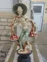 Изключително красива статуетка китаец носи плодове В-30см Ш-9см., снимка 6