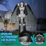 12 фута Хелоуин надуваеми с LED светлина, Kalolary Giant Winged Grim Reaper

, снимка 3