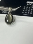 Сребърна висулка 925 с Обсидиан , снимка 2