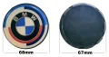 Капачета за джанти 68ММ. BMW 4БР. - 7291, снимка 1