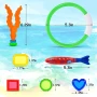 Детски водни играчки за гмуркане Wybtbm T02 Pool Toy играчки за басейн за гмуркане дънни играчки , снимка 6