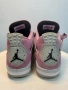 Air Jordan 4 розови велурени маратонки размер 38, снимка 4