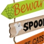 Декоративна табела Halloween, Висяща, Дърво, снимка 3