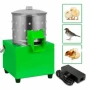 Машина за скубане на пъдпъдъци и малки птици – 220V, 80W, Неръждаема стомана YSSTM-30, снимка 2