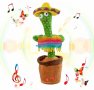 Пееща танцуваща и повтаряща играчка кактус Оги Dancing Cactus - код 3698, снимка 3