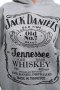 Нов дамски сив суичър с трансферен печат JACK DANIELS (Джак Даниелс), снимка 2
