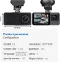 WiFi видео регистратор DVR  с 3 камери Dash Cam от Smars, снимка 10