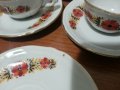 Стар български порцелан чашки за кафе барок , снимка 4
