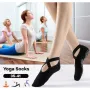 ПРОМОЦИЯ Висококачествени чорапи за спорт и танци с гумирано ходило, против плъзгане (к-т от 3 бр), снимка 4