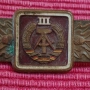 Нагръден знак 3 та степен,ГДР. , снимка 3
