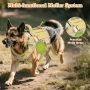 Нов K9 тренировъчен нагръдник L desert camo 2 D-ring дръжка MOLLE за куче, снимка 6