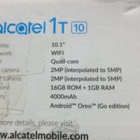 Alcatel 1T - 10 Inch - Tablet (8082) - Wifi , снимка 3 - Таблети - 28419347