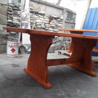 дървена маса и пейка, снимка 9 - Маси - 26071569