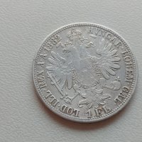 1 флорин 1882 Австрия * Австро - Унгария - Сребро, снимка 1 - Нумизматика и бонистика - 43272227