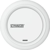 Безжично зарядно устройство Schwaiger за всички QI устройства бяло налични 2 броя, снимка 5 - Безжични зарядни - 32283876