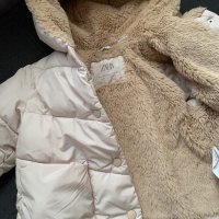 Бебешки зимно палтенце Zara, снимка 1 - Бебешки якета и елеци - 43770403