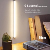 30см LED лампа със сензорно включване, с USB захранване, студена светлина, снимка 1 - Лед осветление - 38091182