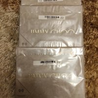 NEW JIMMY CHOO LONDON MATTE LIGHT GRAY PAPER GIFT SHOPPING BAGS - Подаръчна торбичка 
, снимка 3 - Други - 42964088