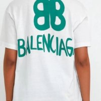 Бяла тениска  Balenciaga код Br89, снимка 1 - Тениски - 35080786