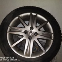 4 бр. алуминиеви джанти със зимни гуми, снимка 4 - Гуми и джанти - 43130340