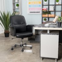 ПРОМОЦИЯ Кожен офис стол тип кресло THOMASINA , снимка 15 - Столове - 36662759