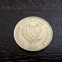 Монета - Кипър - 5 цента | 1983г., снимка 2 - Нумизматика и бонистика - 29041851
