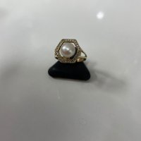 Златен пръстен 18 карата, снимка 6 - Пръстени - 43132940