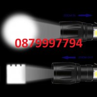 Мини LED Фенер с регулация на фокус, снимка 4 - Къмпинг осветление - 40159783