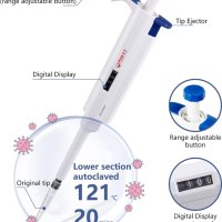 Пипета автоматична FOUR E'S SCIENTIFIC 20-200µl, снимка 5 - Медицински консумативи - 43688030