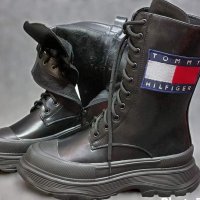 Дамски зимни боти Tommy Hilfiger код 21, снимка 2 - Дамски ежедневни обувки - 38411781