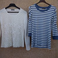 Красиви плетени блузи с дълъг и къс ръкав, снимка 15 - Блузи с дълъг ръкав и пуловери - 34782061
