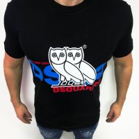 Мъжка тениска Dsquared Owls !!!, снимка 1 - Тениски - 34642515